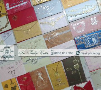 THIỆP CƯỚI TRUYỀN THỐNG 